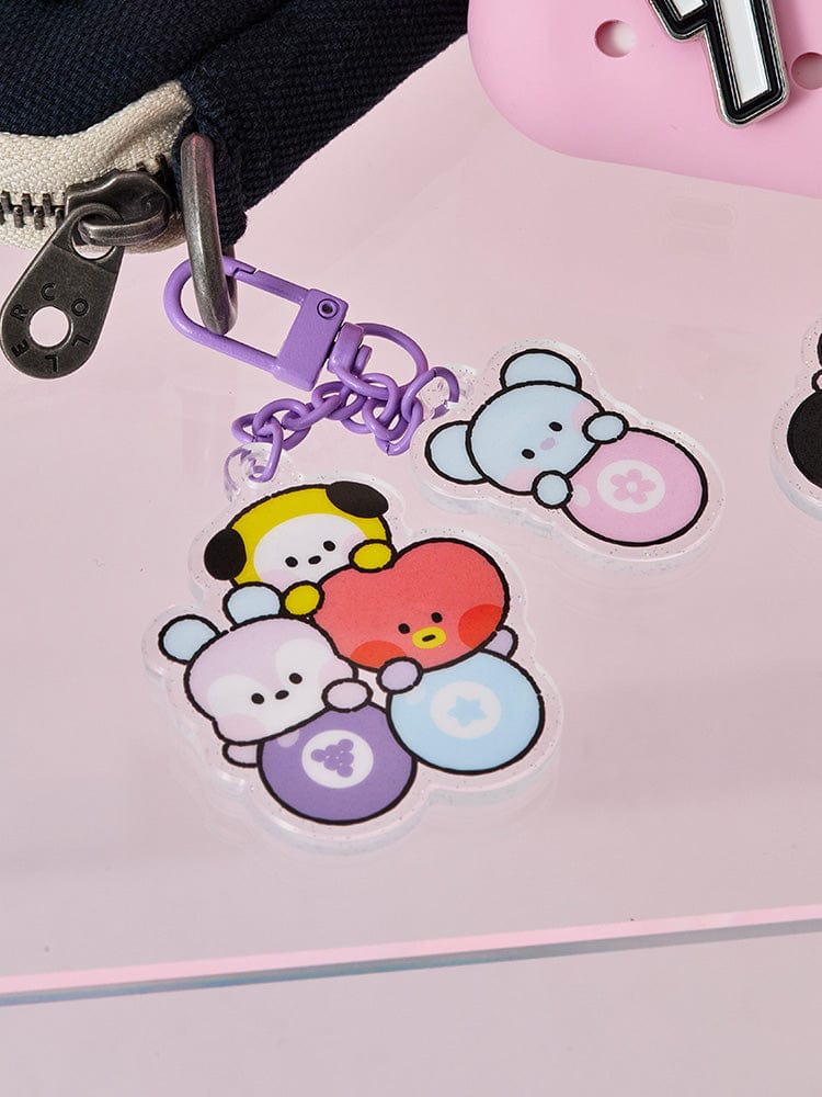 BT21 Mini Lucky Gacha Acrylic Keyring A