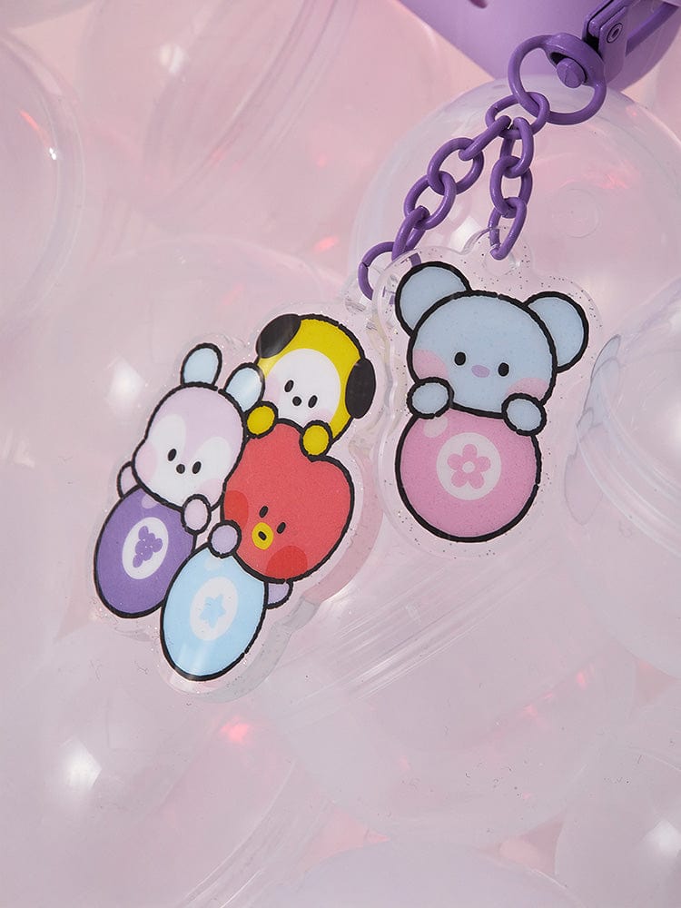 BT21 Mini Lucky Gacha Acrylic Keyring A