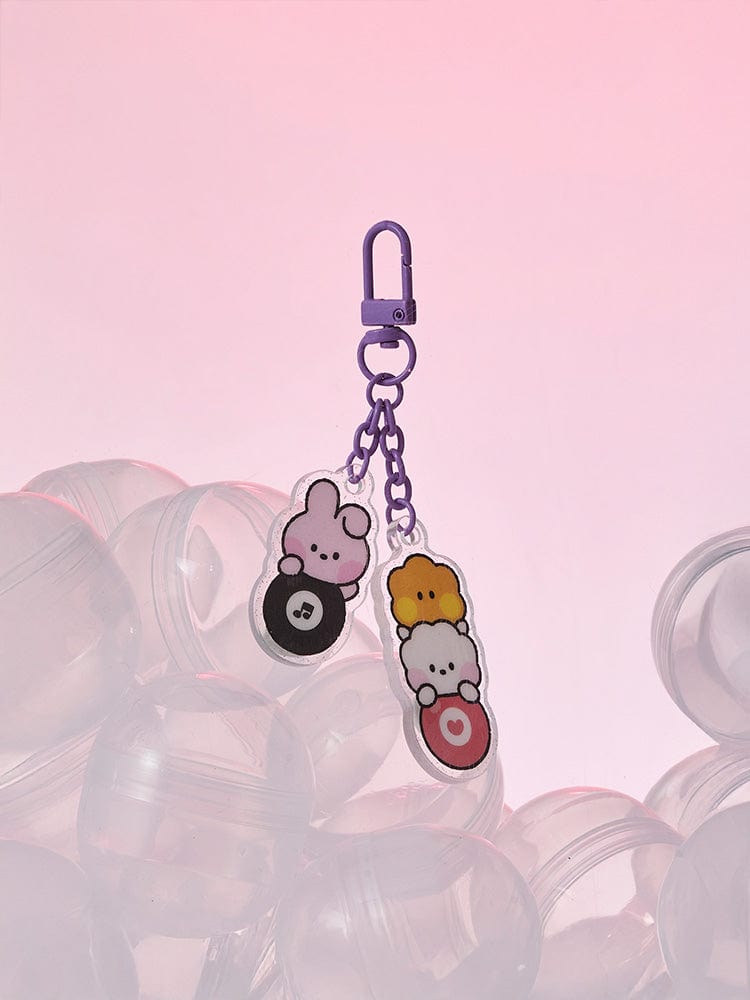 BT21 Mini Lucky Gacha Acrylic Keyring B