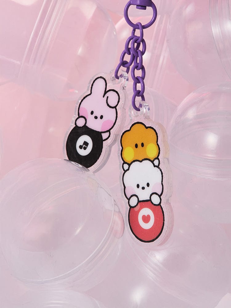 BT21 Mini Lucky Gacha Acrylic Keyring B