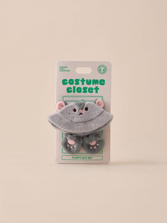 BT21 BABY Fluffy Costume Closet Flying Squirrel Bucket Hat Set
