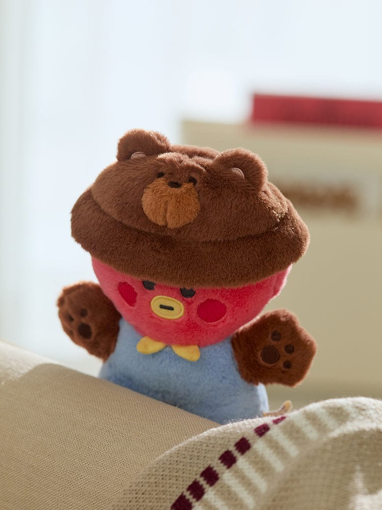 BT21 BABY Fluffy Costume Closet Bear Bucket Hat Set