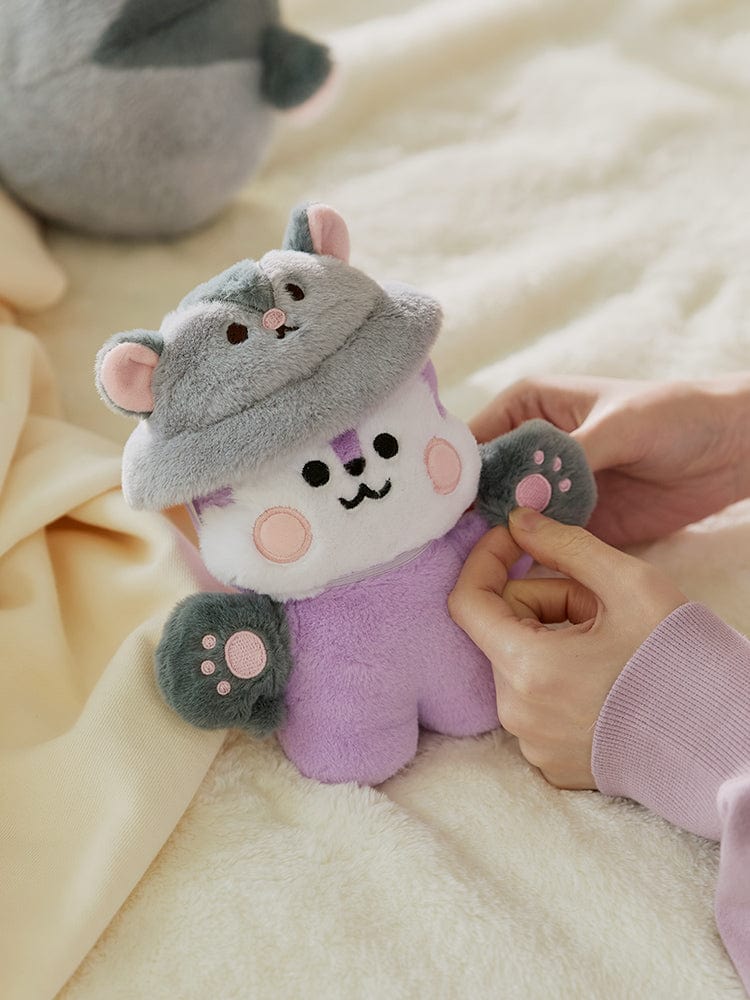 BT21 BABY Fluffy Costume Closet Flying Squirrel Bucket Hat Set