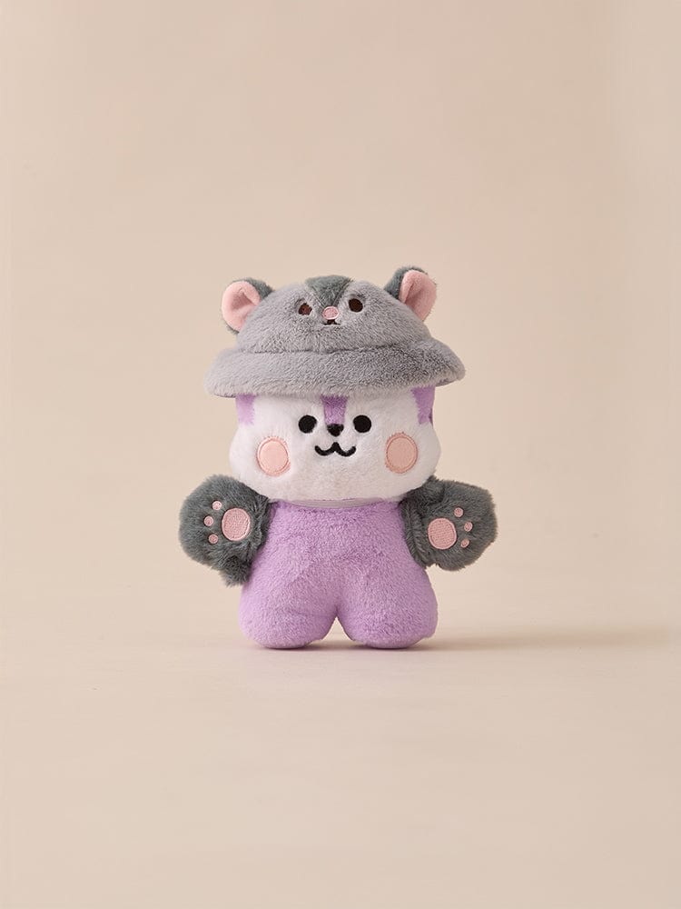 BT21 BABY Fluffy Costume Closet Flying Squirrel Bucket Hat Set