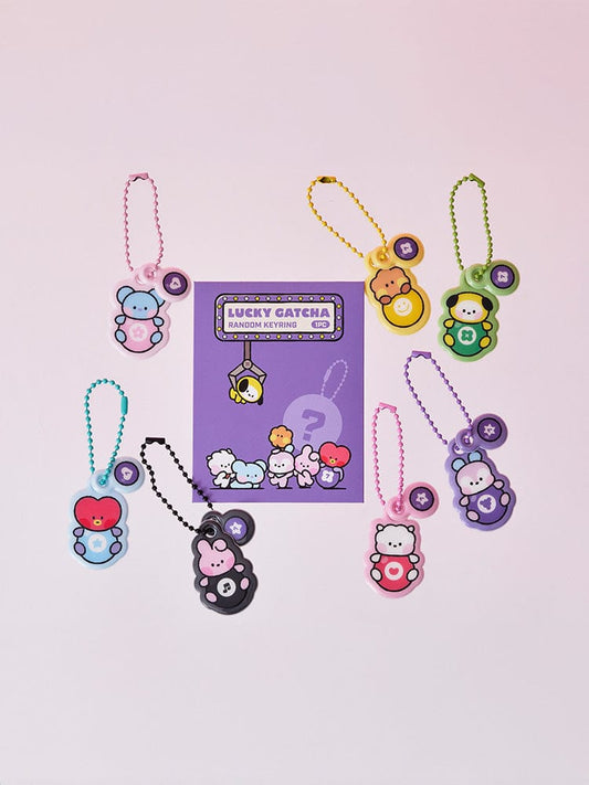 BT21 Mini Lucky Gacha PVC Random Keyring