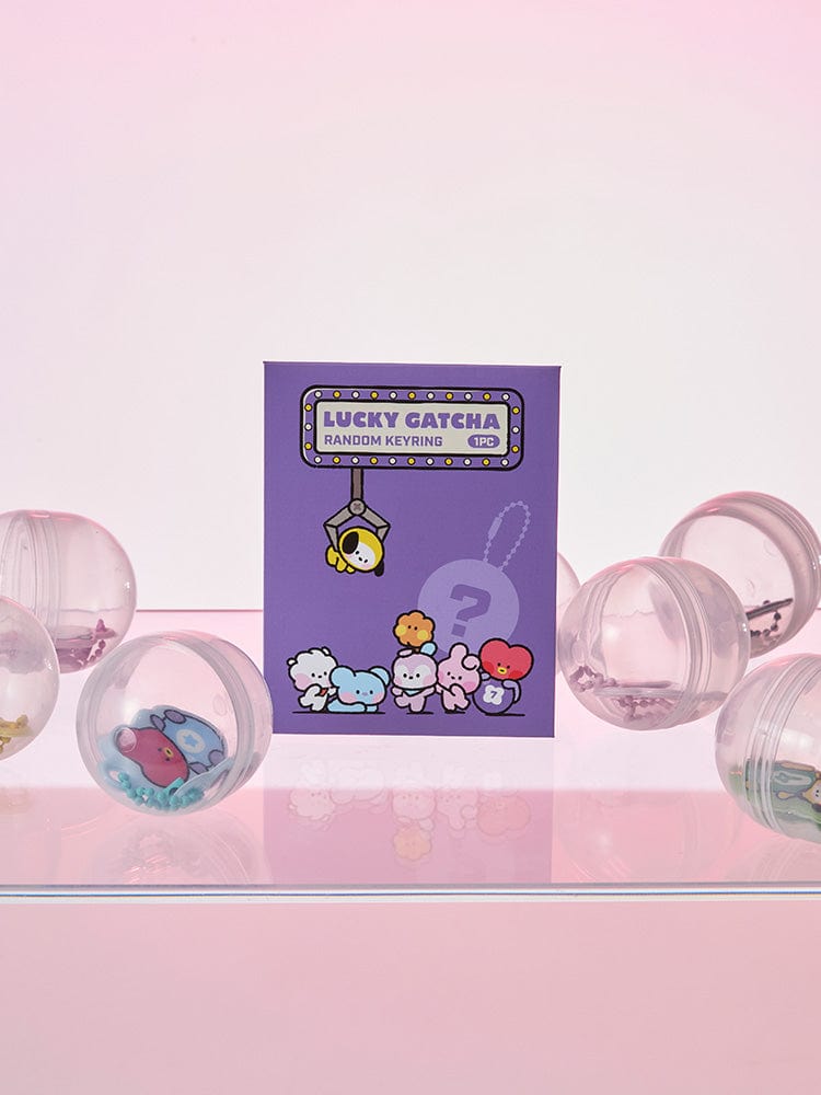 BT21 Mini Lucky Gacha PVC Random Keyring