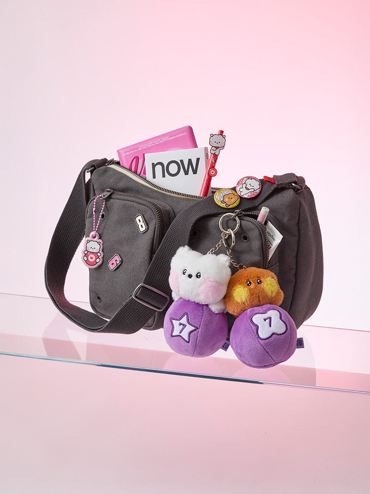BT21 RJ Minnie Lucky Gacha Doll Key Ring