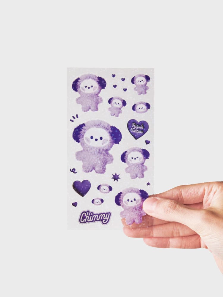 BT21 CHIMMY Purple of Wish Edition Mini Sticker