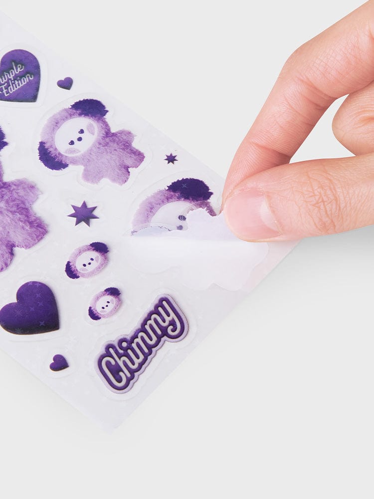 BT21 CHIMMY Purple of Wish Edition Mini Sticker