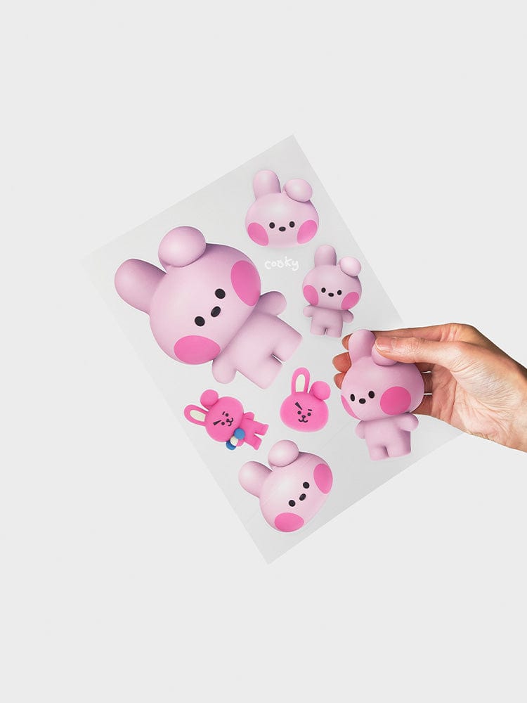 BT21 COOKY Big & Tiny Removable Sticker