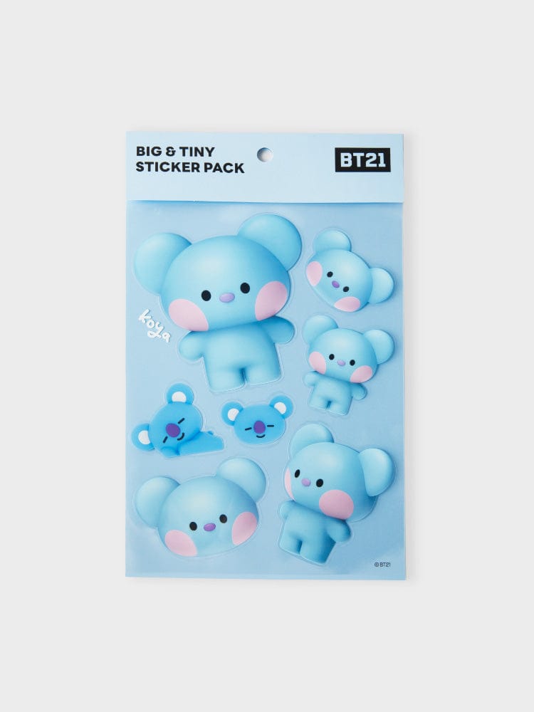 BT21 KOYA Big & Tiny Removable Sticker