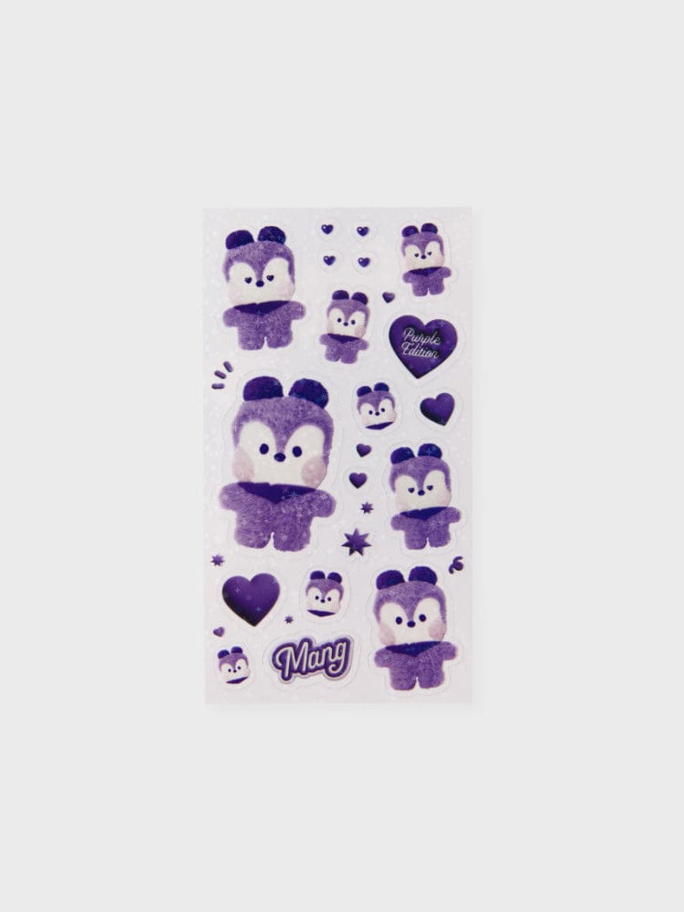 BT21 MANG Purple of Wish Edition Mini Sticker