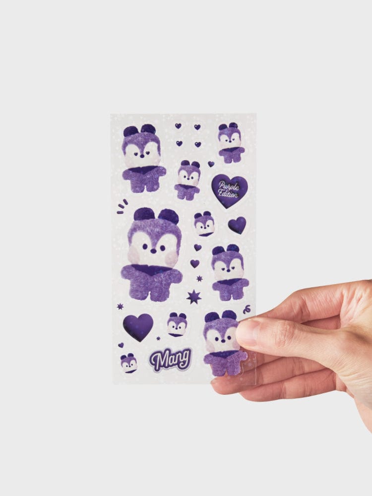 BT21 MANG Purple of Wish Edition Mini Sticker