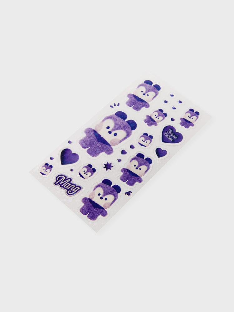 BT21 MANG Purple of Wish Edition Mini Sticker
