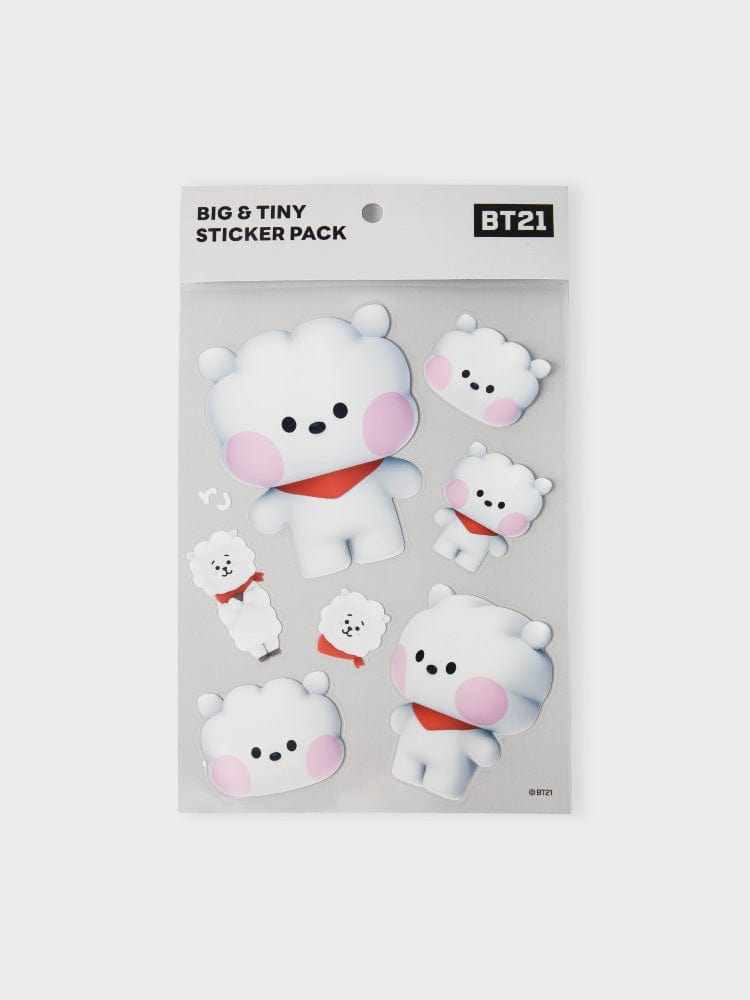 BT21 RJ Big & Tiny Removable Sticker