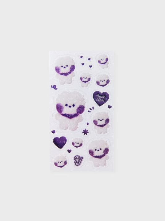 BT21 RJ Purple of Wish Edition Mini Sticker