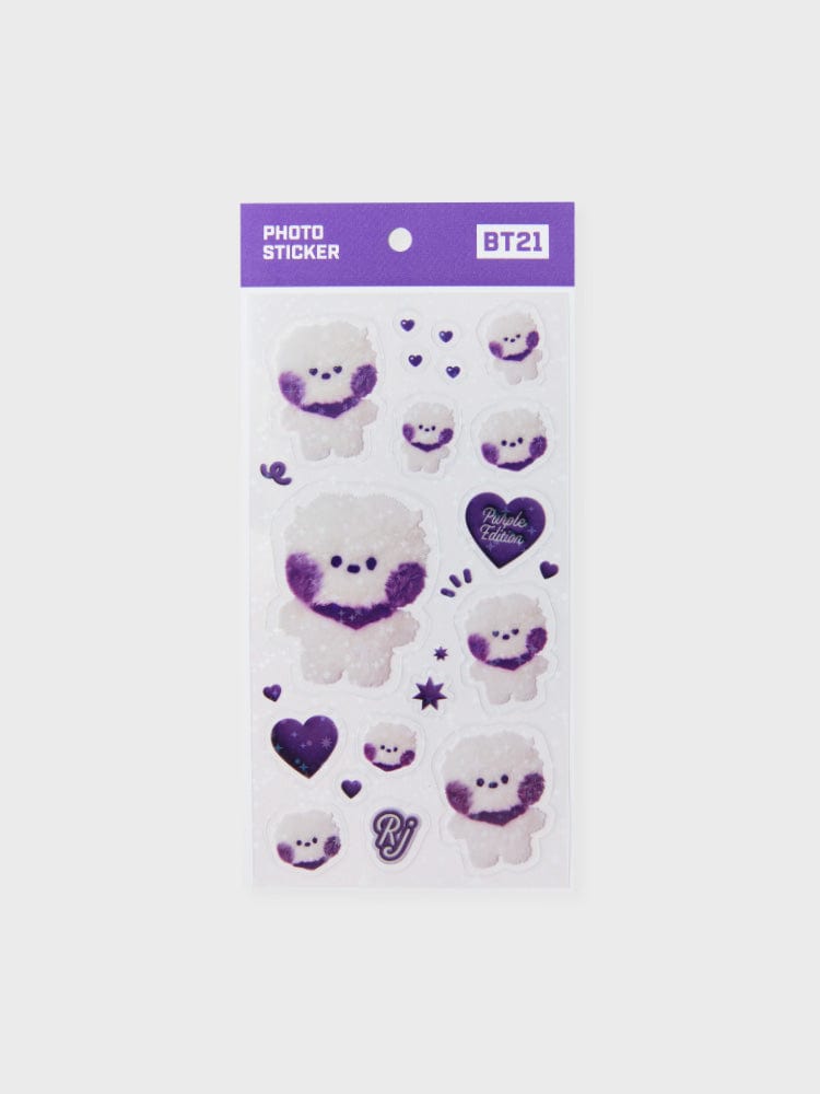 BT21 RJ Purple of Wish Edition Mini Sticker