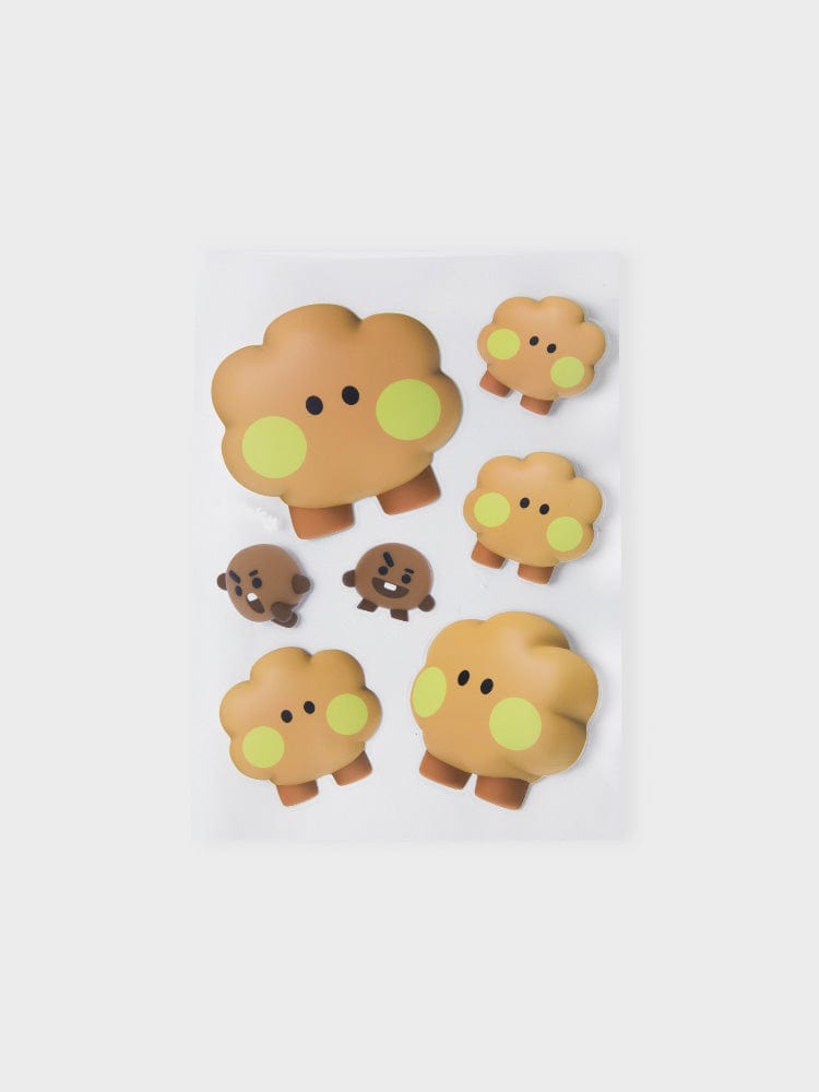 BT21 SHOOKY Big & Tiny Removable Sticker