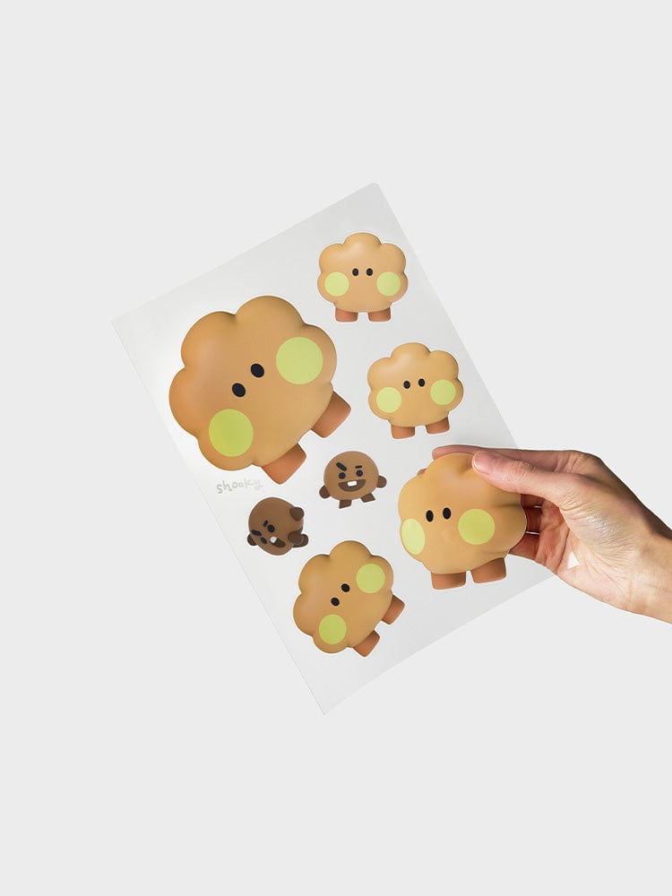 BT21 SHOOKY Big & Tiny Removable Sticker