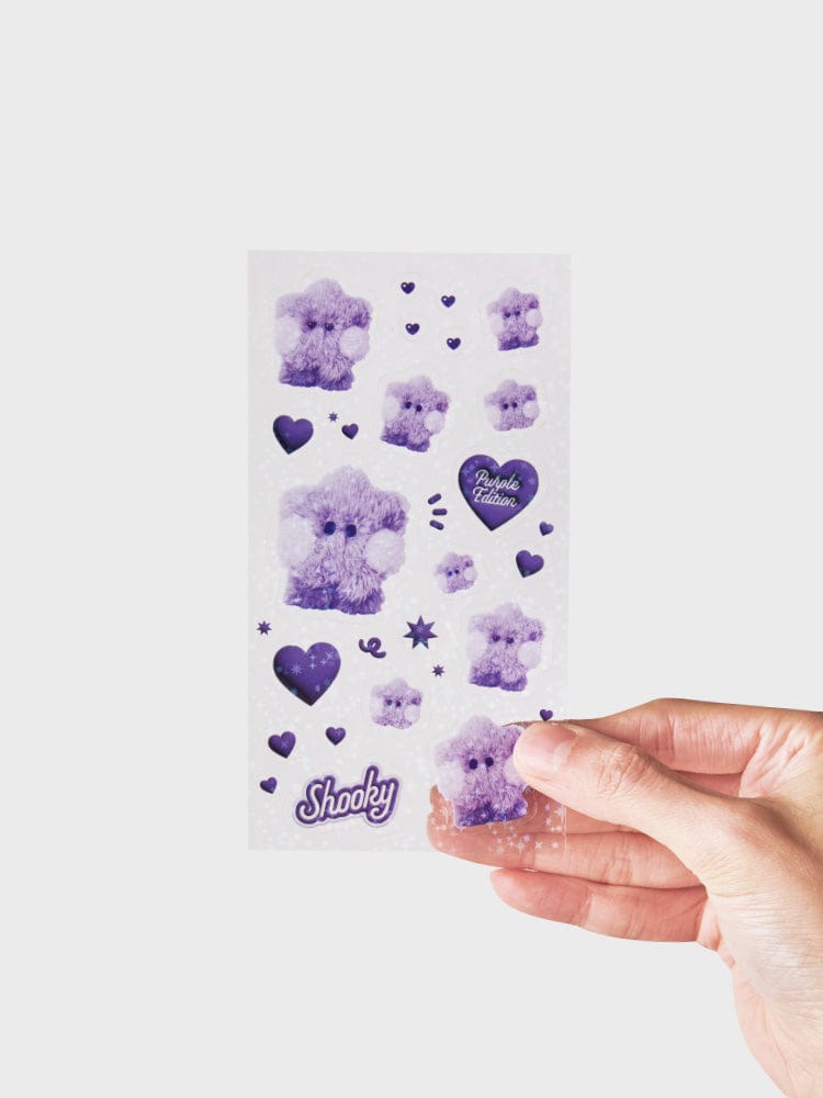 BT21 SHOOKY Purple of Wish Edition Mini Sticker