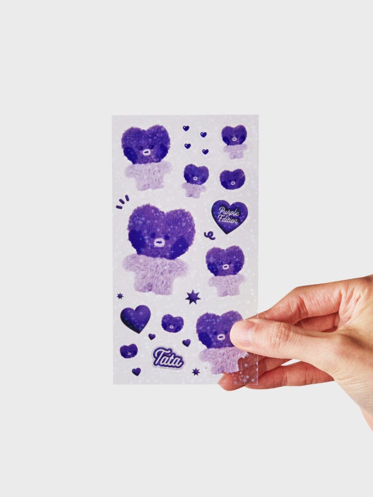 BT21 TATA Purple of Wish Edition Mini Sticker