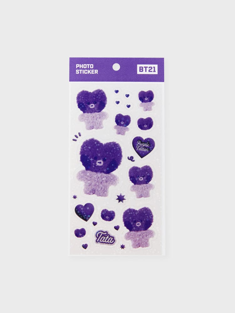 BT21 TATA Purple of Wish Edition Mini Sticker