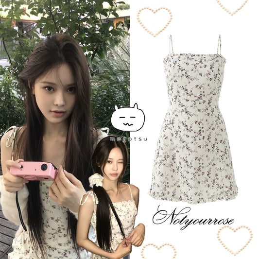 frill mini dress (ivory)
