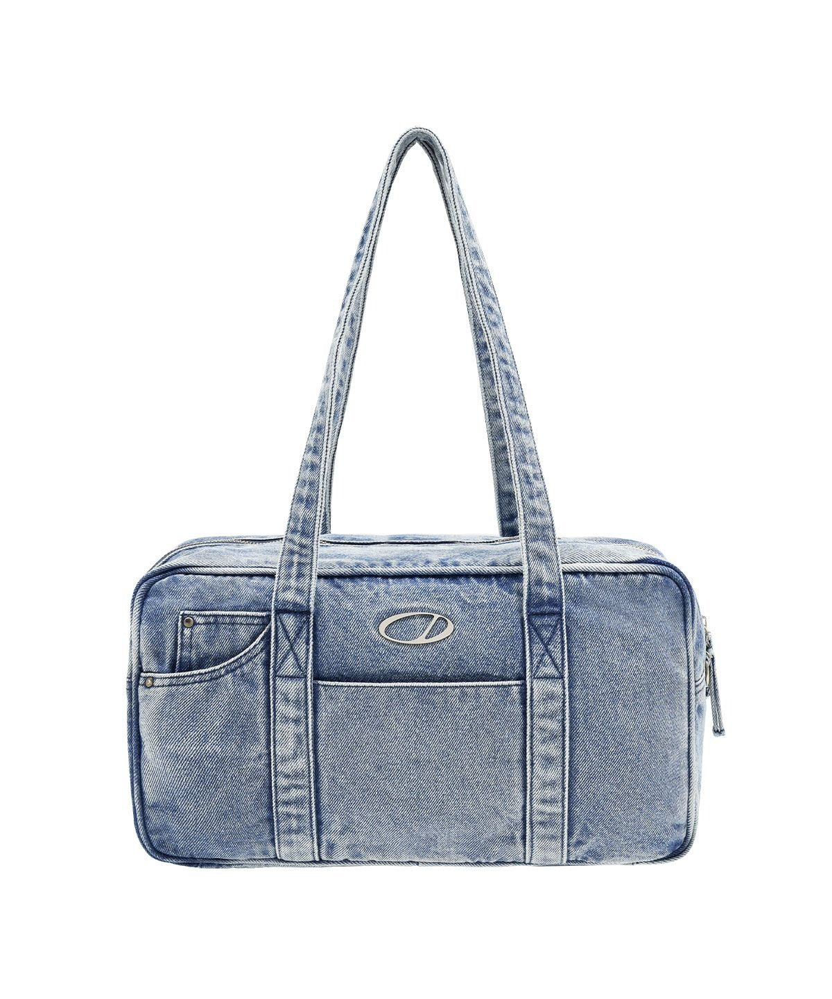 ★[Hearts2Hearts Carmen Worn] 【ODDSTUDIO】Odd signature denim duffel bag