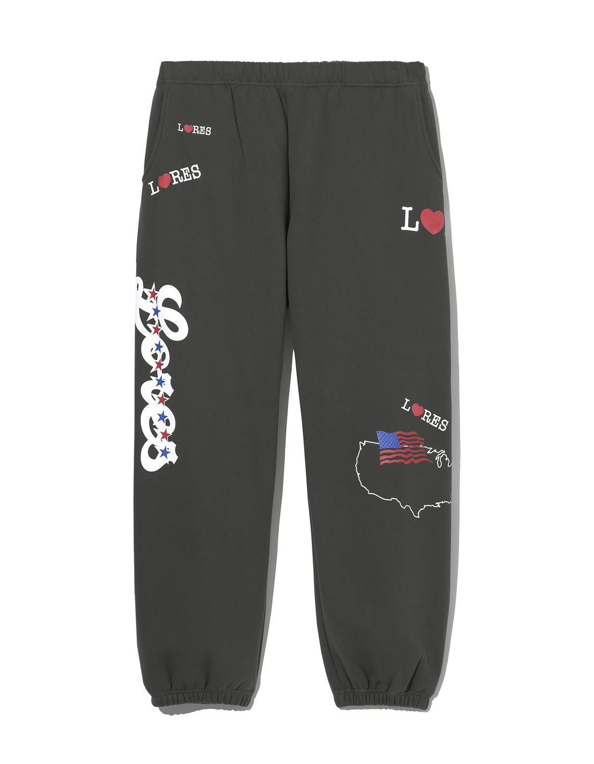 ★[LE SSERAFIM Eunchae Worn] 【LORES】America Sweatpants - Charcoal