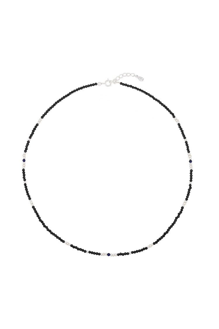★[RIIZE Wonbin Worn] 【JUSTLOVER】Midnight Pearl Shine Necklace
