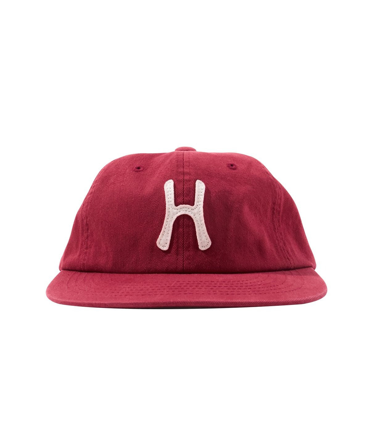 ★[BOYNEXTDOOR LEEHAN Worn] 【HELLO SUNRISE】H Logo Cotton Relaxed Fit 6Panel Cap_Red