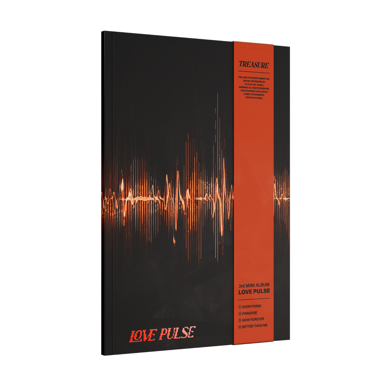 TREASURE 3rd MINI ALBUM [LOVE PULSE] ROCKCHIC VER. - YG SELECT