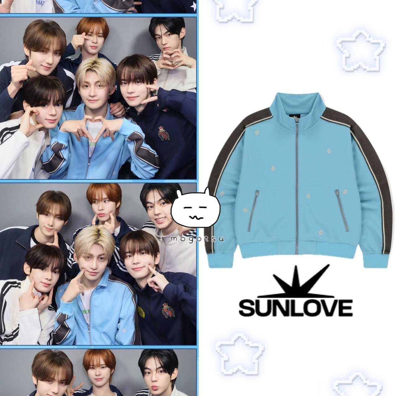 Twinkle Track Jacket Blue