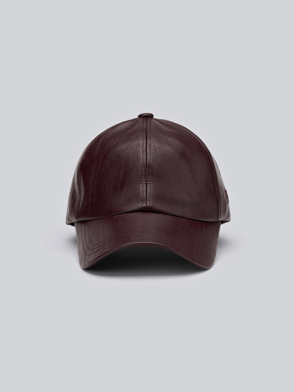 25FW_NONYMOUS AA SYNTHETIC LEATHER CAP - WINE (ABNHBC0060WI)