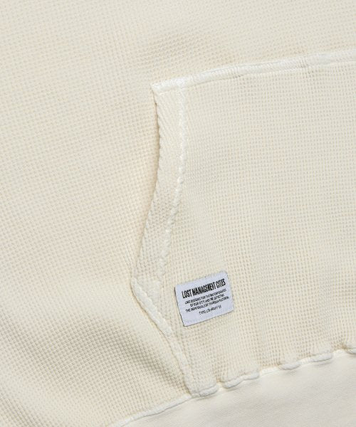 LMC OVERDYED WAFFLE HOODIE cream