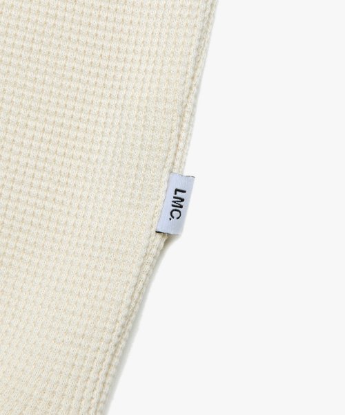 LMC OVERDYED WAFFLE HOODIE cream
