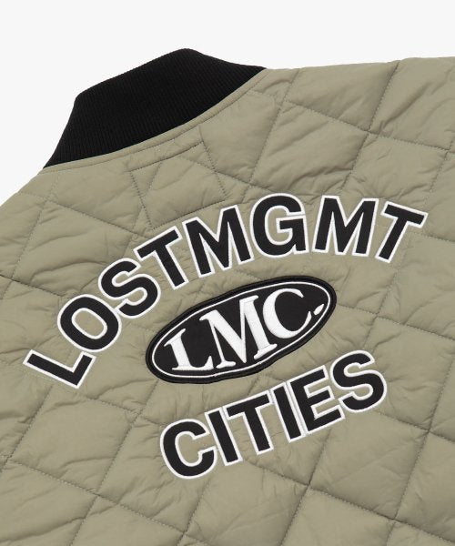 LMC OVAL QUILTED JACKET sand