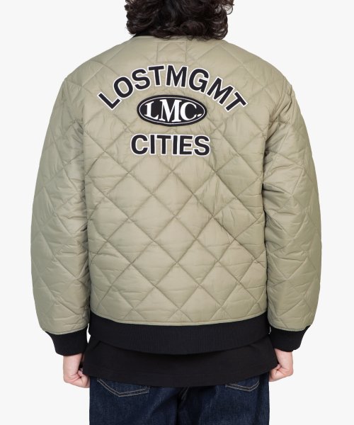 LMC OVAL QUILTED JACKET sand