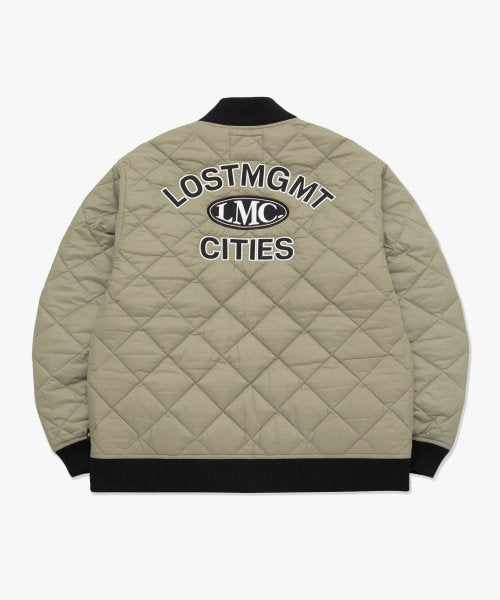 LMC OVAL QUILTED JACKET sand