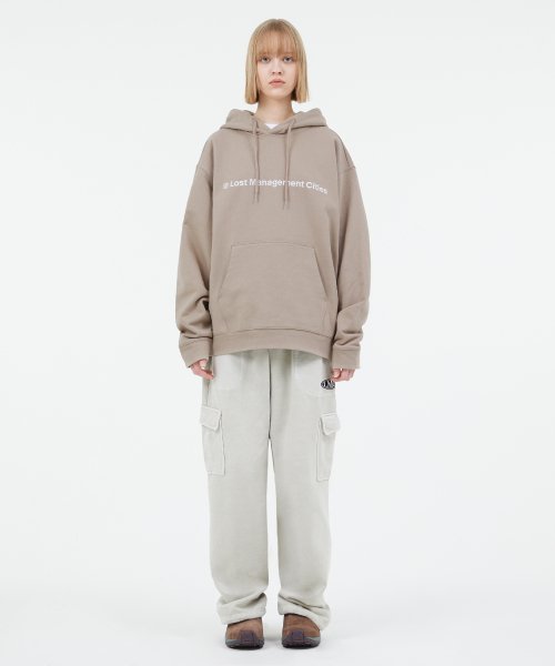 CAPITAL LOGO HOODIE dark green