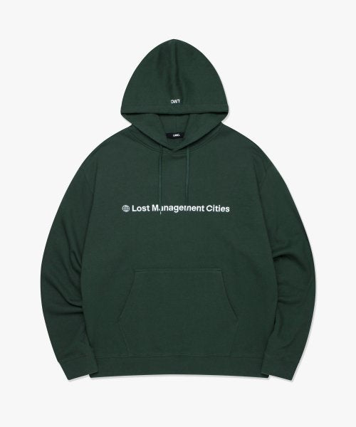 CAPITAL LOGO HOODIE dark green