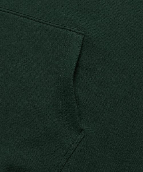 CAPITAL LOGO HOODIE dark green