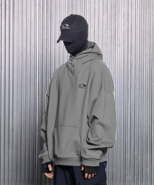 ESSENTIAL OVERSIZED HOODIE [GREY]