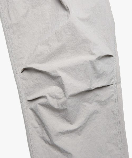 NYLON WIDE PANTS light gray