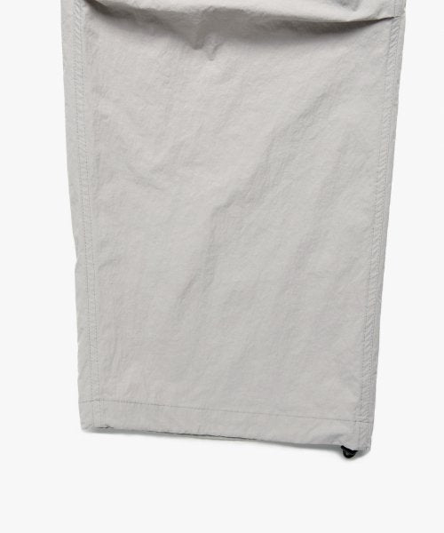 NYLON WIDE PANTS light gray