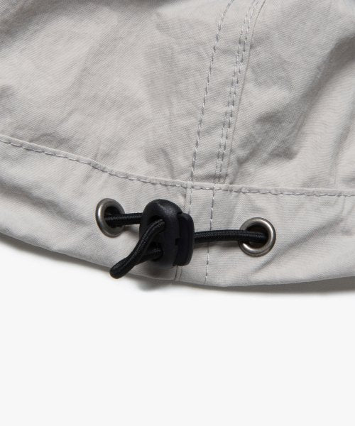 NYLON WIDE PANTS light gray
