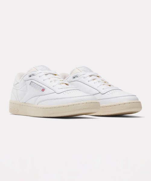 클럽 C 85 빈티지 - 레트로 화이트:실버 / ID9263
