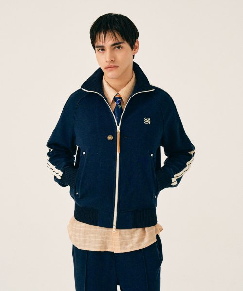 Lawton All Day Track Zip-up Jacket Classic Navy