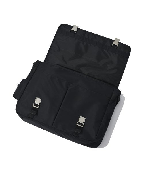 Contemporary Messenger Bag Black