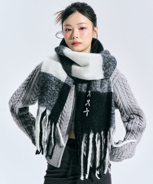 Soft Ribbon Long Muffler [3COLOR]